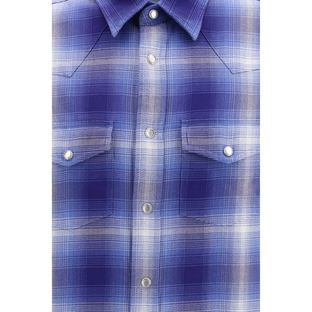 Chemise Tom Ford en coton bleu à motifs