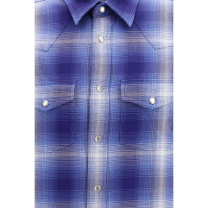 Chemise Tom Ford en coton bleu à motifs
