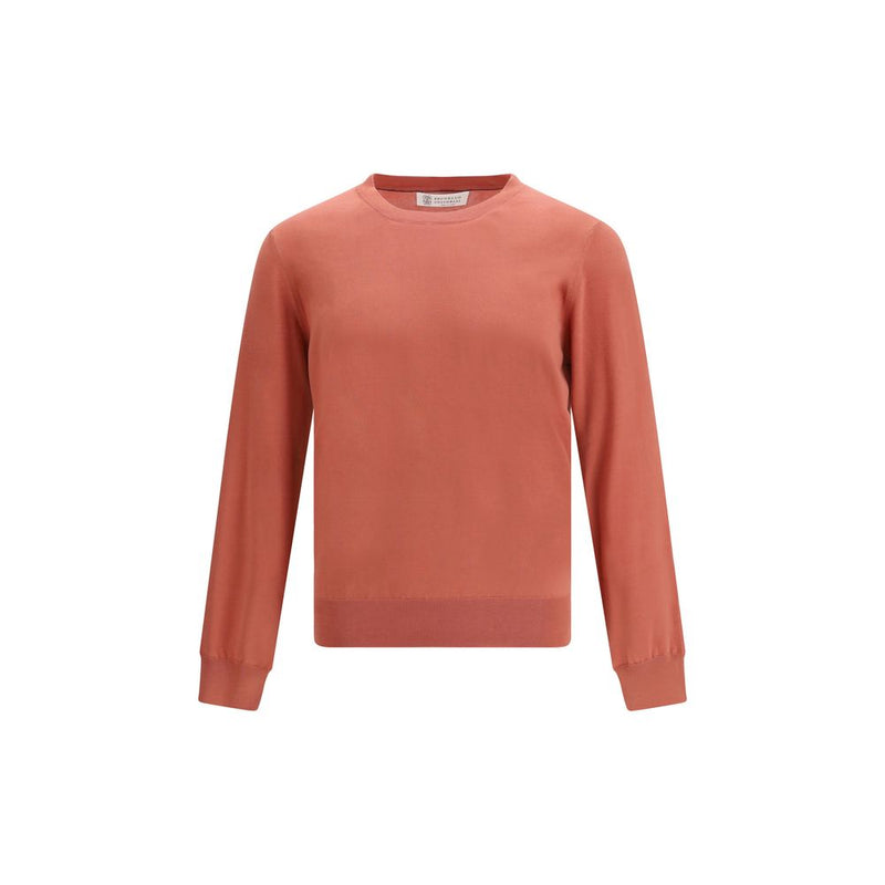 Brunello Cucinelli Oranje Katoenen Sweatshirt