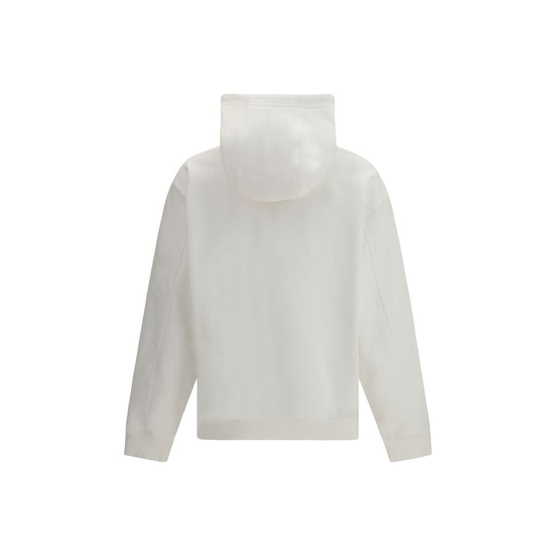 Casablanca Innocence Triangle White Cotton Sweatshirt