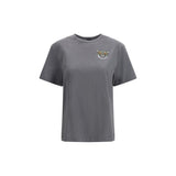 PINKO Strepitoso T-Shirt en Coton Gris pour Femmes
