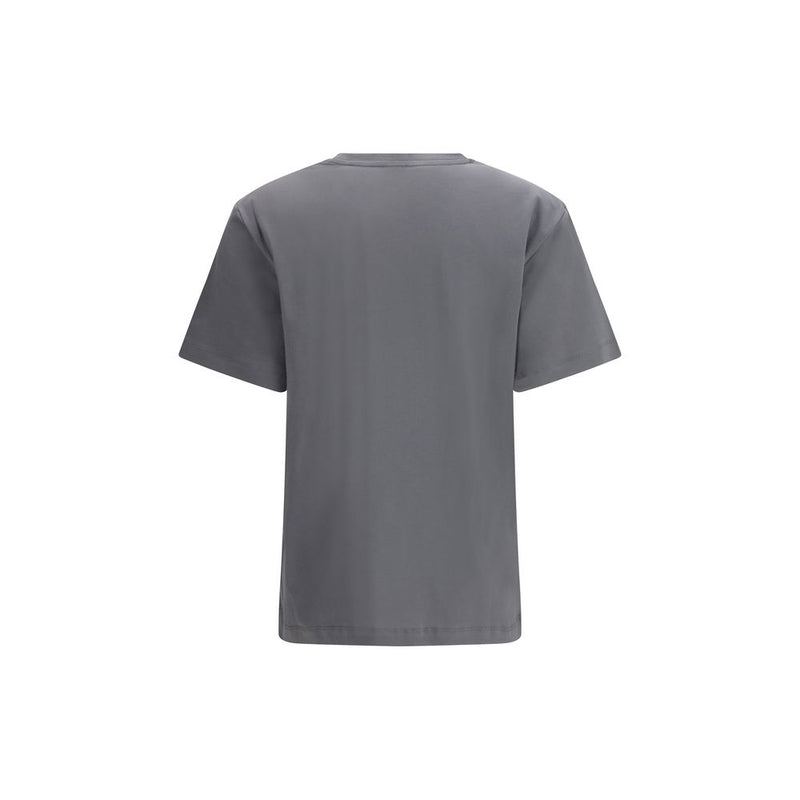 PINKO Strepitoso T-Shirt en Coton Gris pour Femmes
