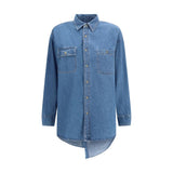 E.L.V. DENIM Blue Denim Shirt - Oversized Women's Style