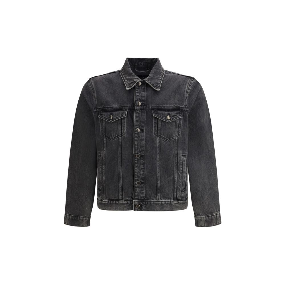 7FOR Grijze Katoenen Denim Jasje