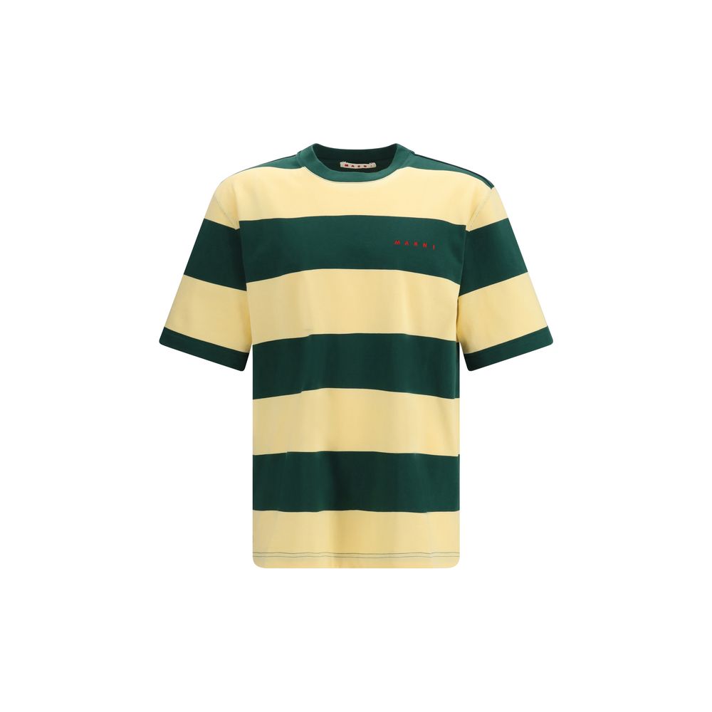 T-shirt en coton multicolore Marni