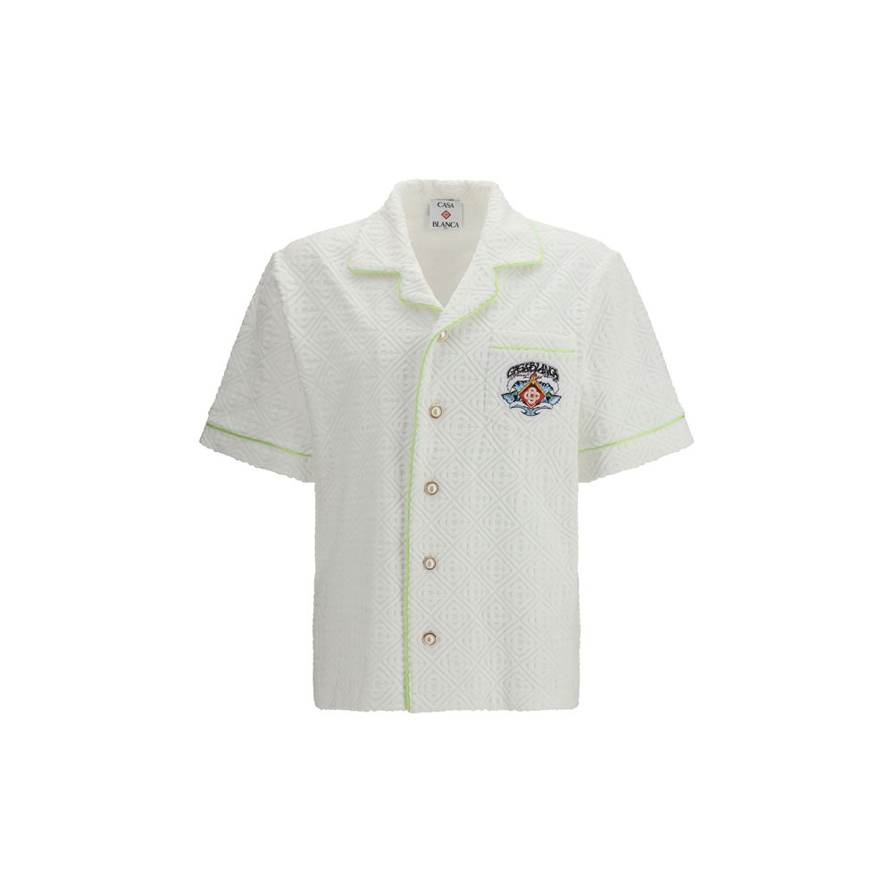 Casablanca White Denim Shirt - Elegant and Versatile