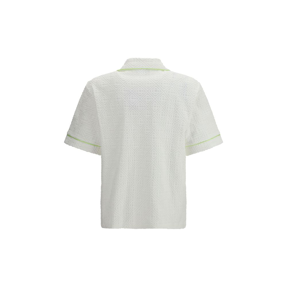 Casablanca White Denim Shirt - Elegant and Versatile