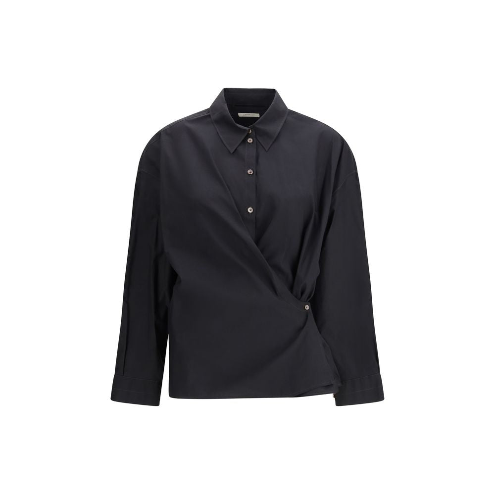 Lemaire Black Cotton Dress Shirt - Elegance Redefined