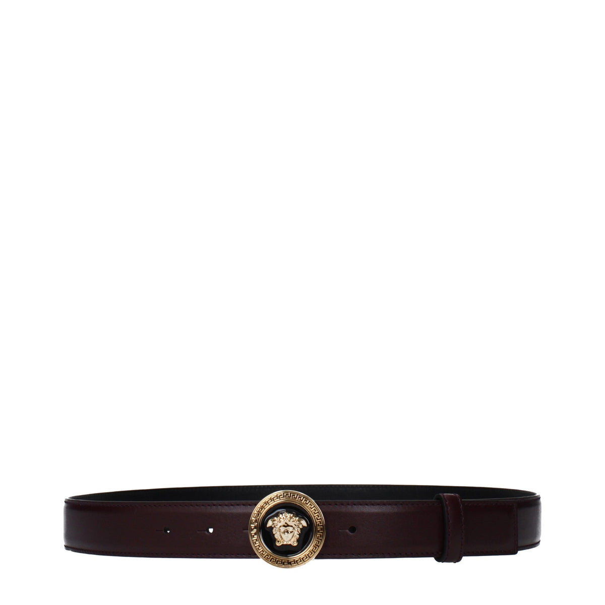Versace Purple Leather Regular Belt for Women - 90 cm / 36 Inches