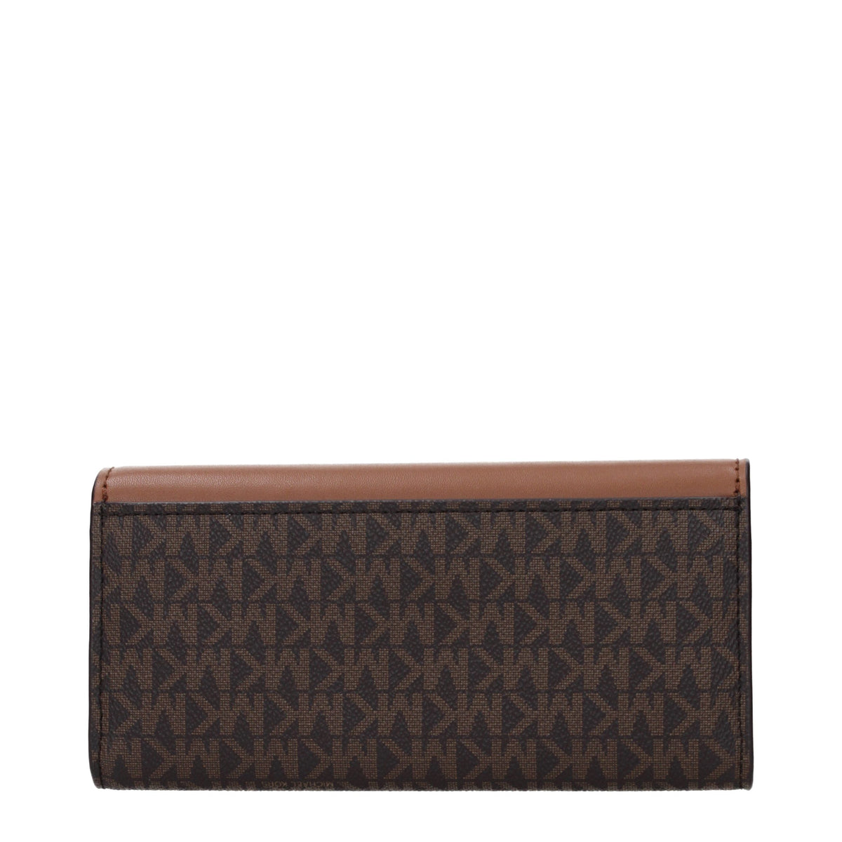 Michael Kors Brown Fabric Wallet - Chic and Functional Design