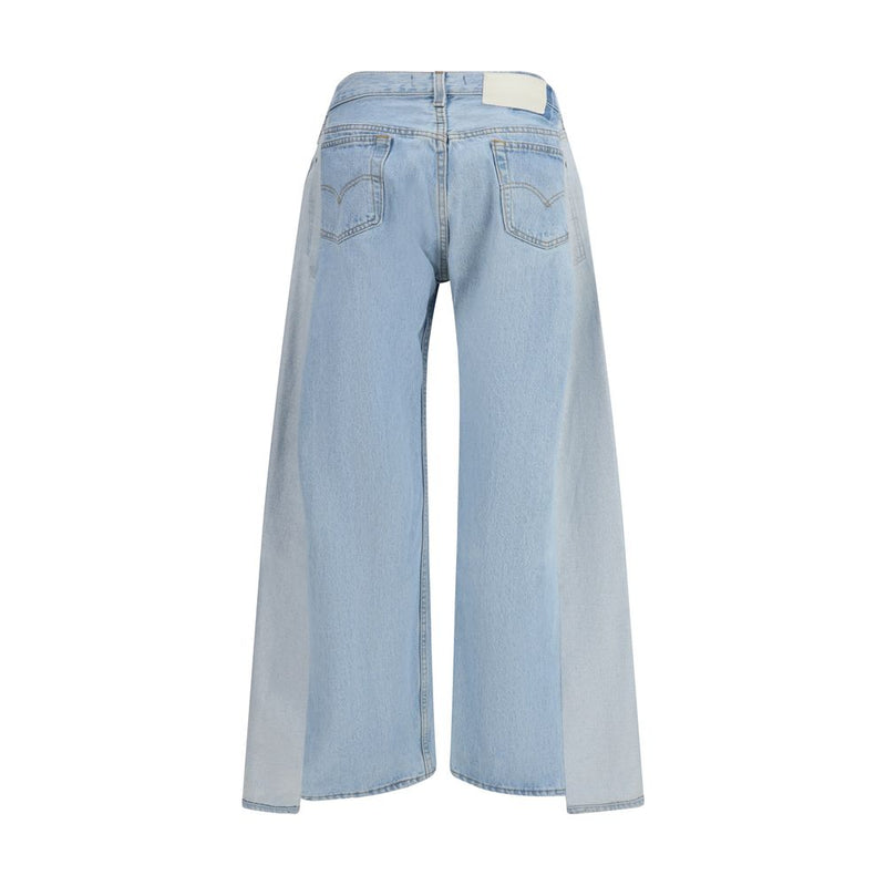 E.L.V. DENIM Maya Blue Wide Leg Jeans for Women