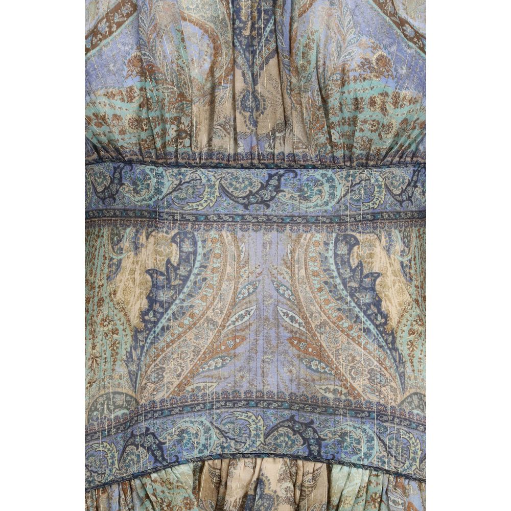 Robe décontractée en coton multicolore Zimmermann