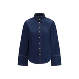 7FOR Blue Denim Shirt - Élégance et Modernité pour Femmes