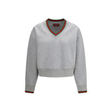 Gucci Gray Cotton Sweatshirt - Casual Chic Luxury