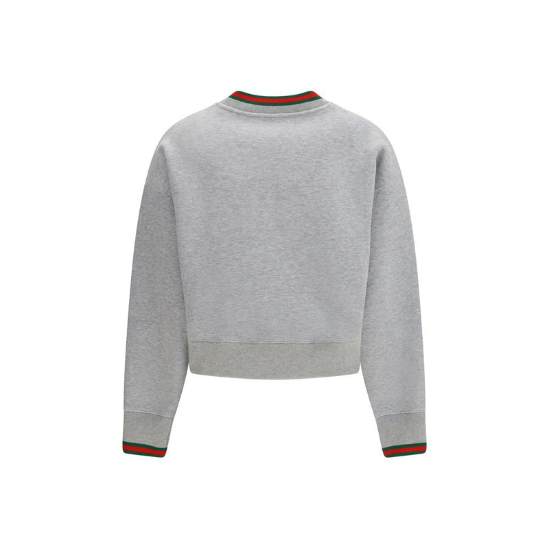 Gucci Gray Cotton Sweatshirt - Casual Chic Luxury