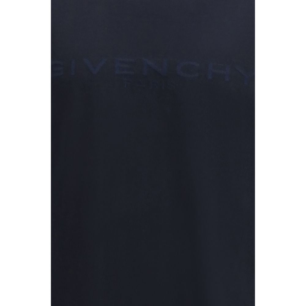 Givenchy Blue Cotton T-Shirt - Iconic Logo Design