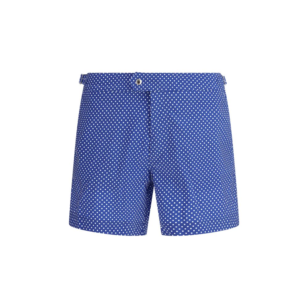 Short bleu en polyester Tom Ford