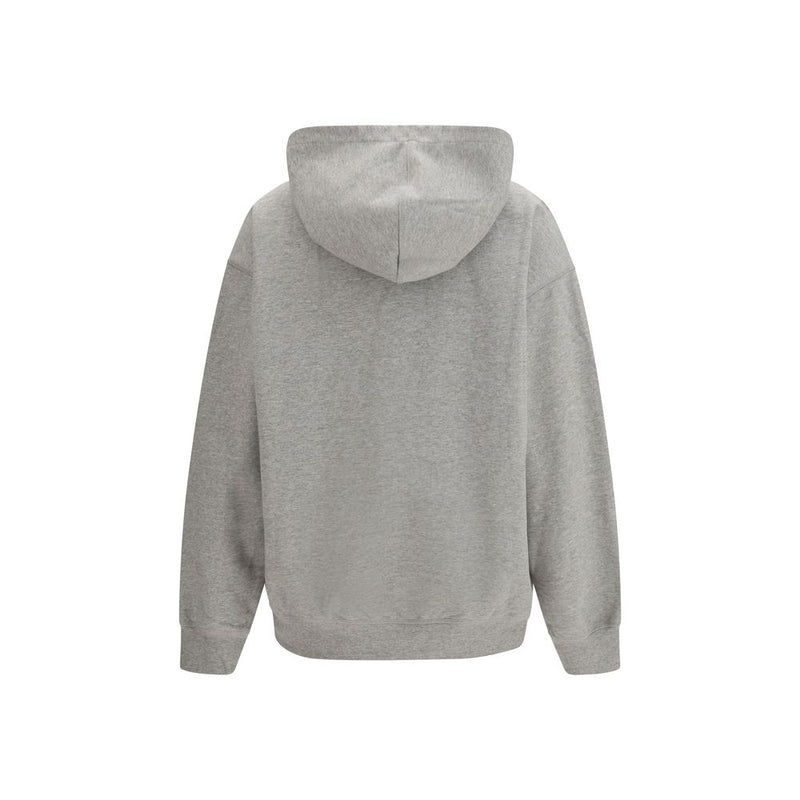 Ganni Gray Cotton Tiger Hoodie - Sustainable Urban Style