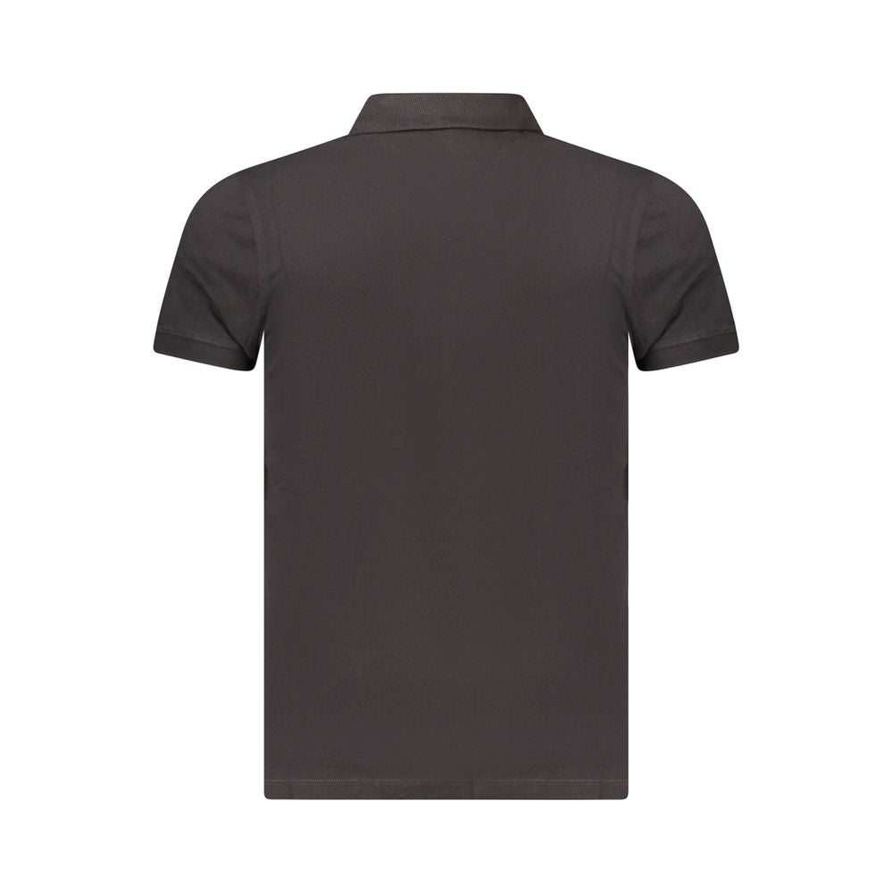 Polo homme Tommy Hilfiger en coton noir