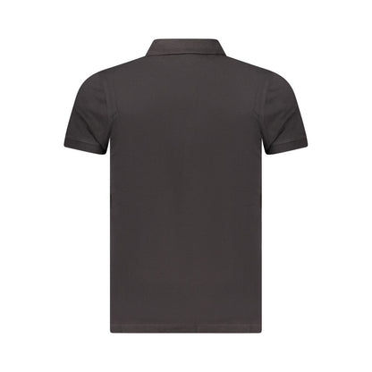 Polo homme Tommy Hilfiger en coton noir