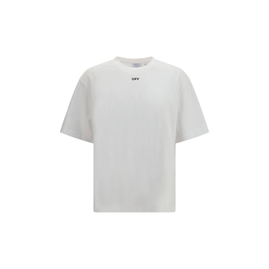 Off-White Chain Araldic Arrow T-shirt - White Cotton Sportswear