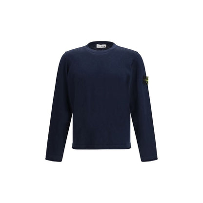 Stone Island blauwe katoenen sweatshirt