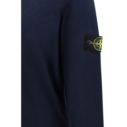Stone Island blauwe katoenen sweatshirt