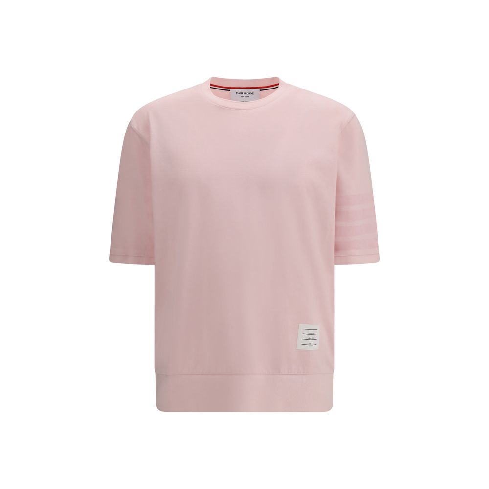 Thom Browne Multicolor 4-Bar Cotton T-Shirt for Men