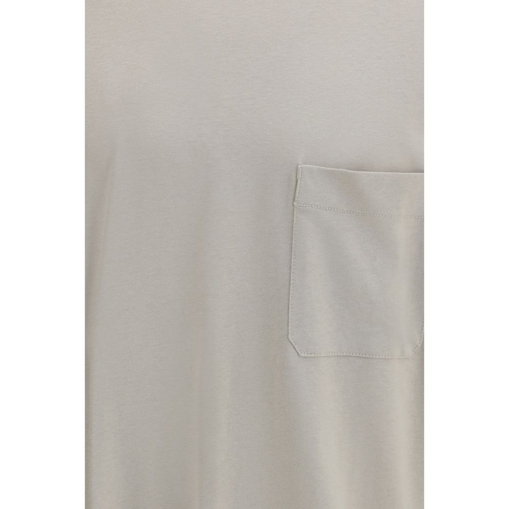 Lemaire Beige Cotton T-Shirt - Sophisticated Comfort