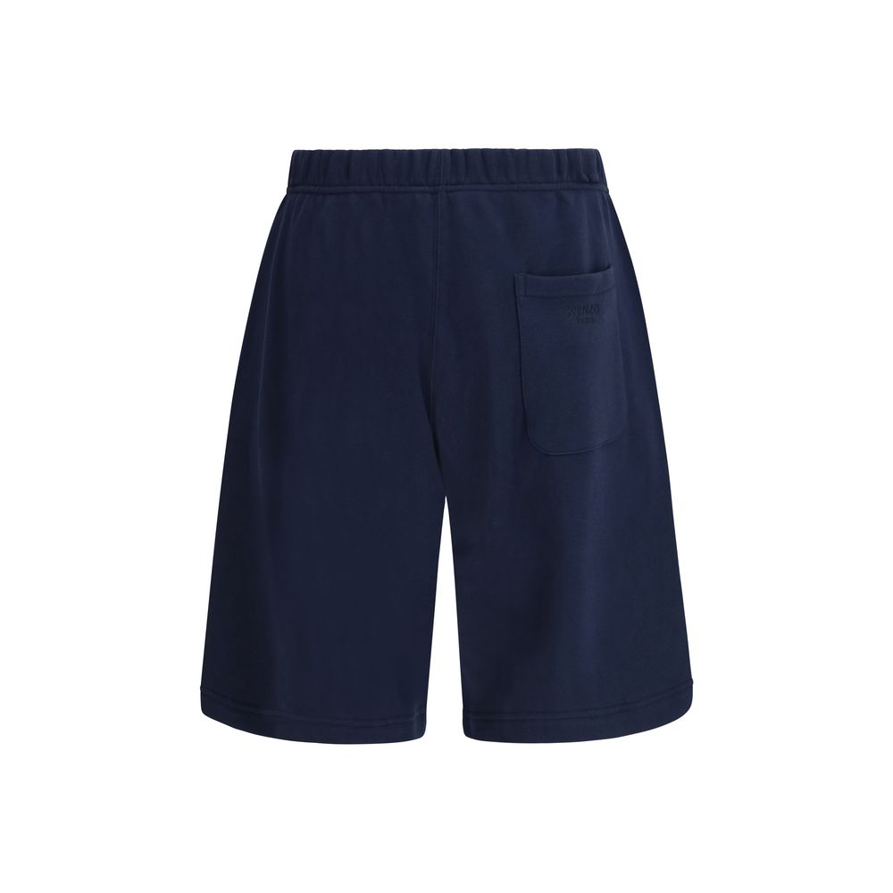 Bermuda en coton bleu Kenzo