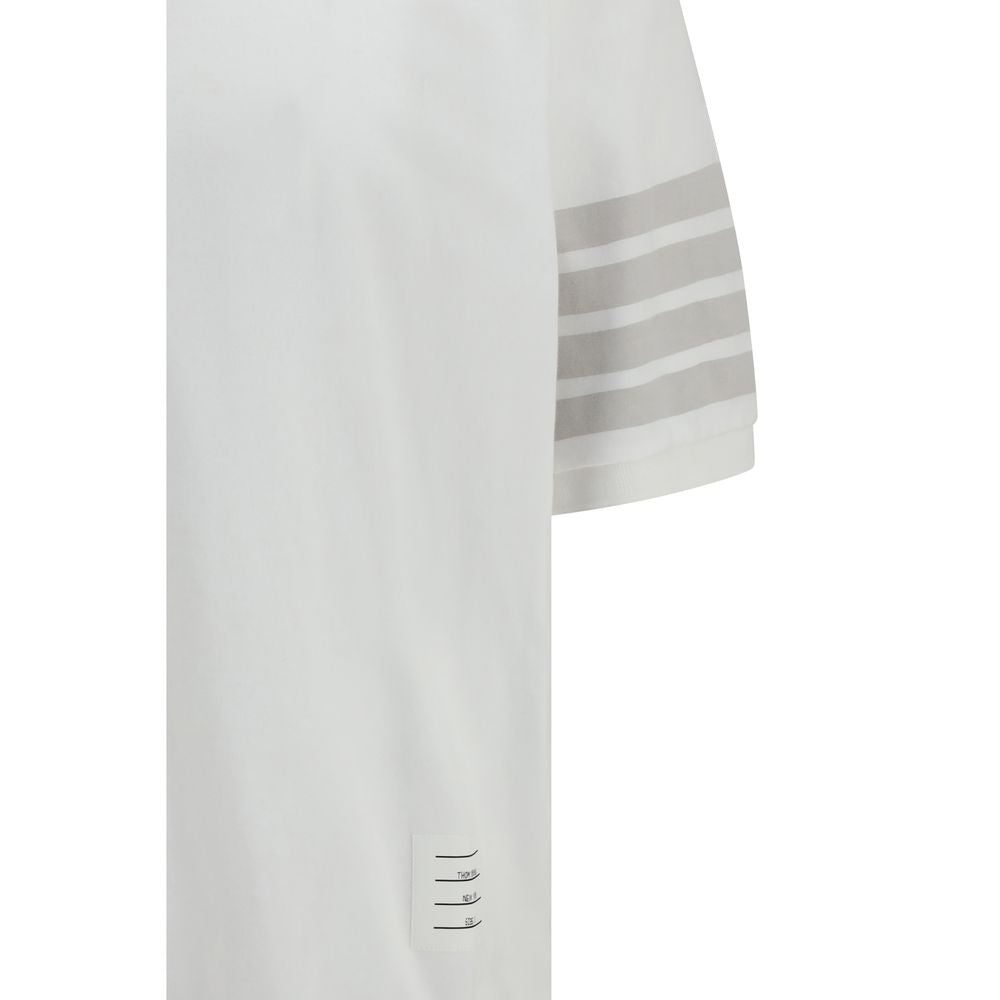 Thom Browne Wit Katoenen Poloshirt