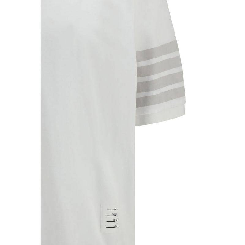 Thom Browne Wit Katoenen Poloshirt