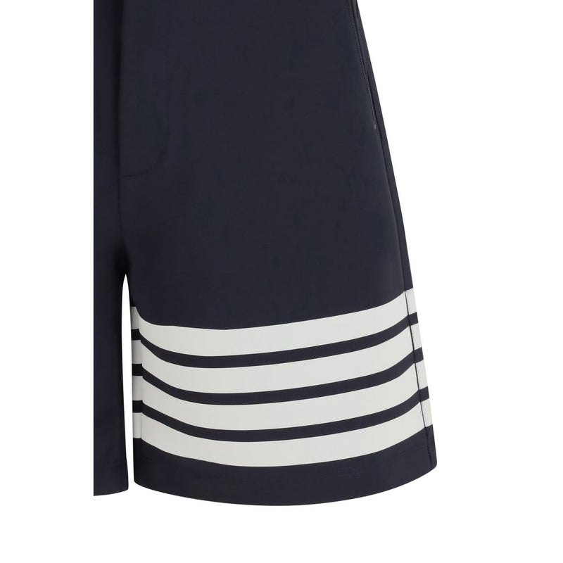 Thom Browne Blauwe Viscose Bermuda Shorts