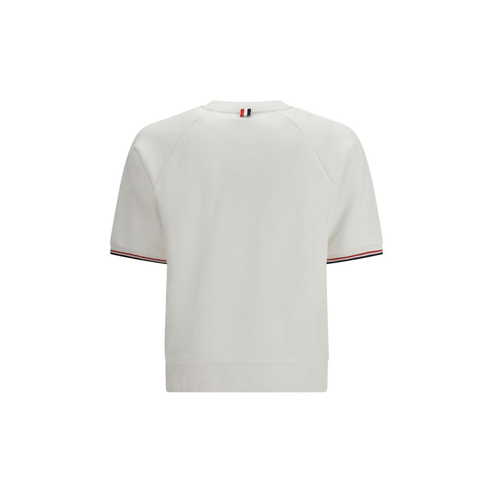 Thom Browne Wit Katoenen Sweatshirt