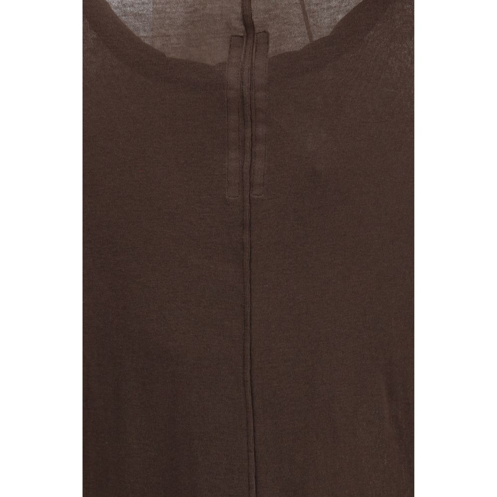 Rick Owens Brown Cotton Long Sleeve T-Shirt for Women
