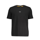 T-shirt Hugo Boss en coton noir pour homme