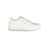 Fila White Polyester Athletic Sneakers for Women