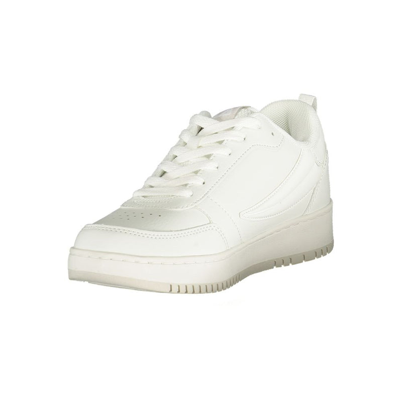Fila White Polyester Athletic Sneakers for Women