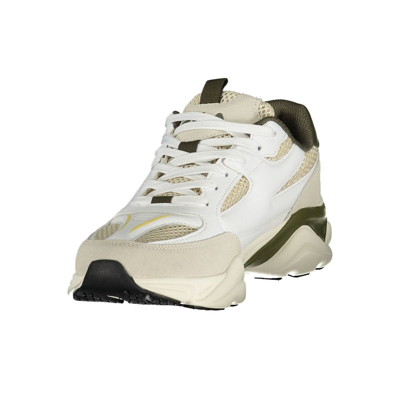 Fila White Polyester Athletic Sneakers for Men - Stylish & Comfortable