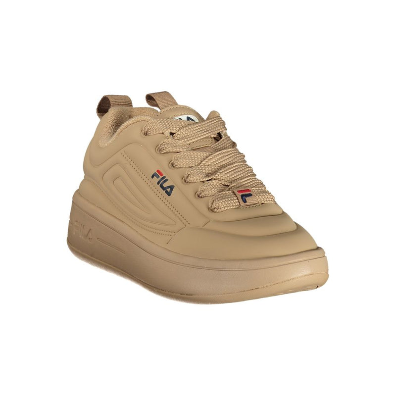 Fila Brown Polyester Athletic Sneakers for Women - Stylish & Comfortable