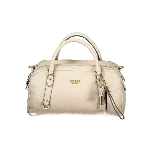 Guess Jeans Marsha Beige Handbag for Women - Stylish & Functional