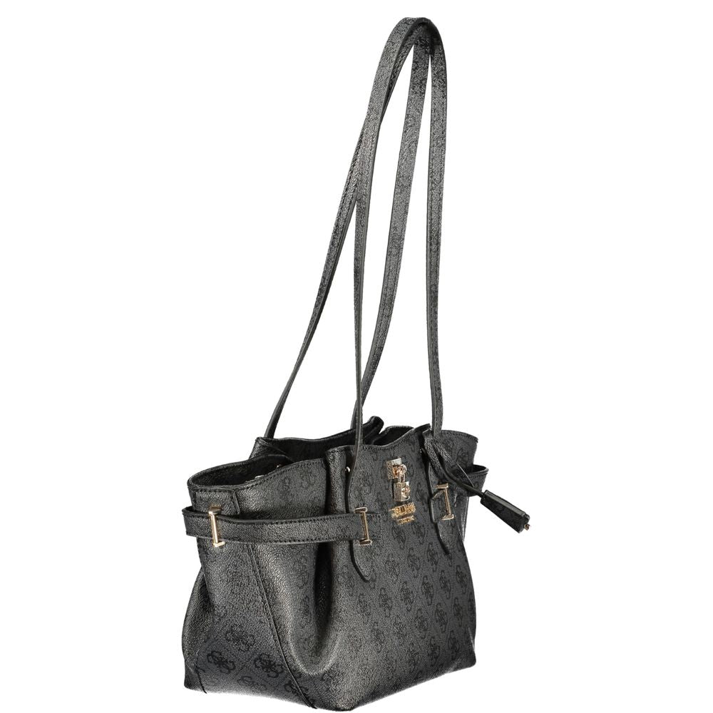 Guess Jeans YESBA Black Polyurethane Women's Handbag