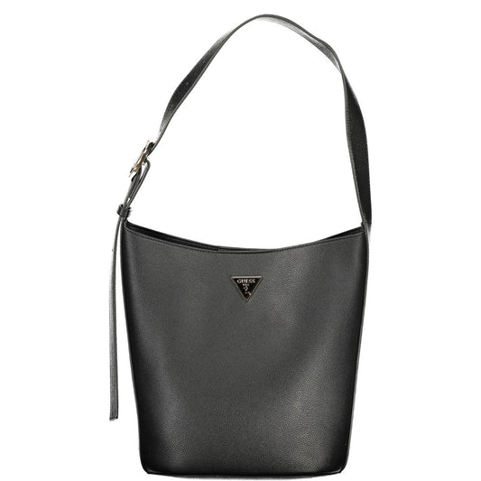 Guess Jeans Meridian II Black Handbag - Sophisticated Style