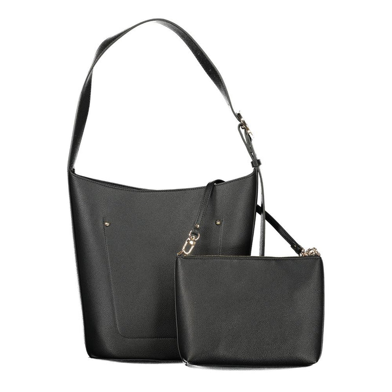 Guess Jeans Meridian II Black Handbag - Sophisticated Style