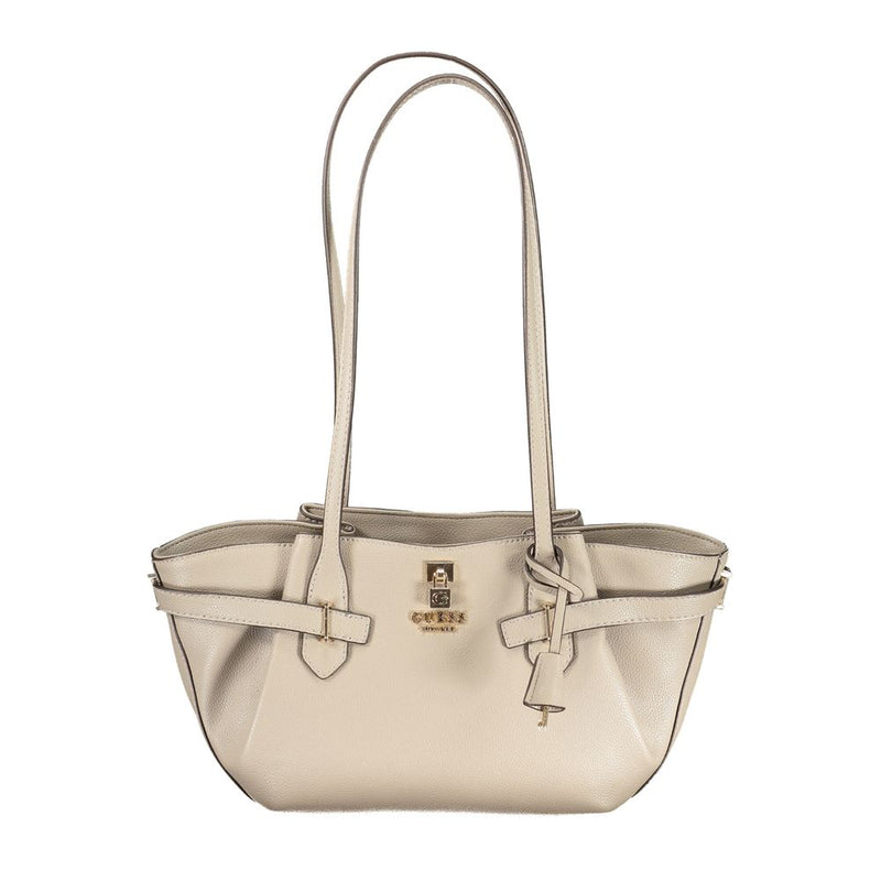 Guess Jeans Yesba Beige Handbag - Sophisticated Style for Women