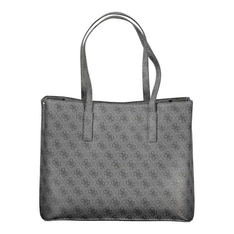 Guess Jeans Meridian II Nero Poliuretano Sac à Main Femme