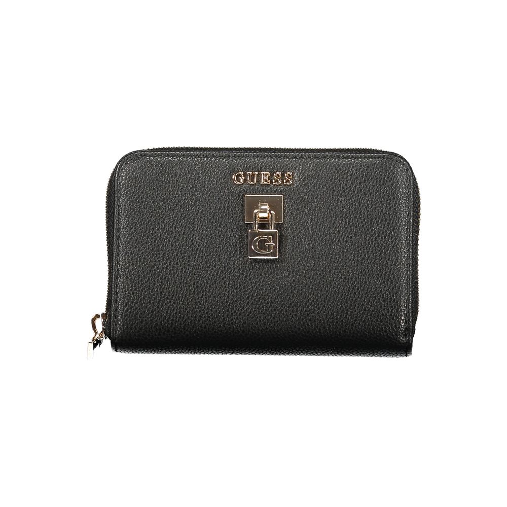 Guess Jeans Nero Poliuretano Wallet - Élégant et Pratique