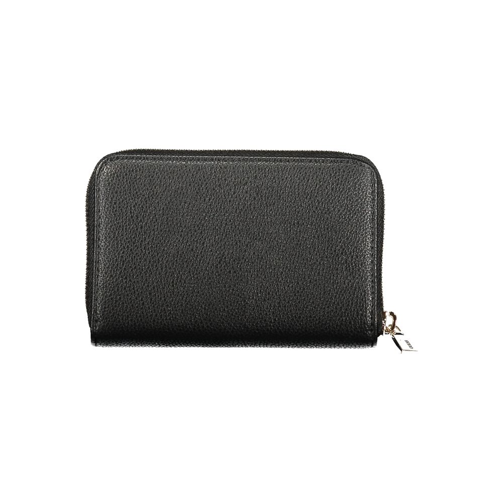 Guess Jeans Nero Poliuretano Wallet - Élégant et Pratique