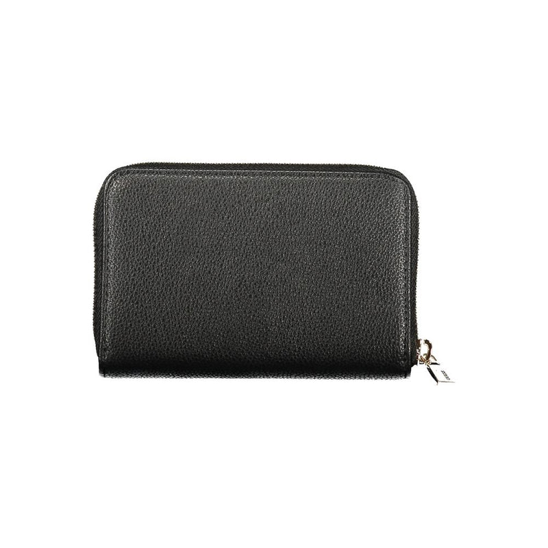 Guess Jeans Nero Poliuretano Wallet - Élégant et Pratique