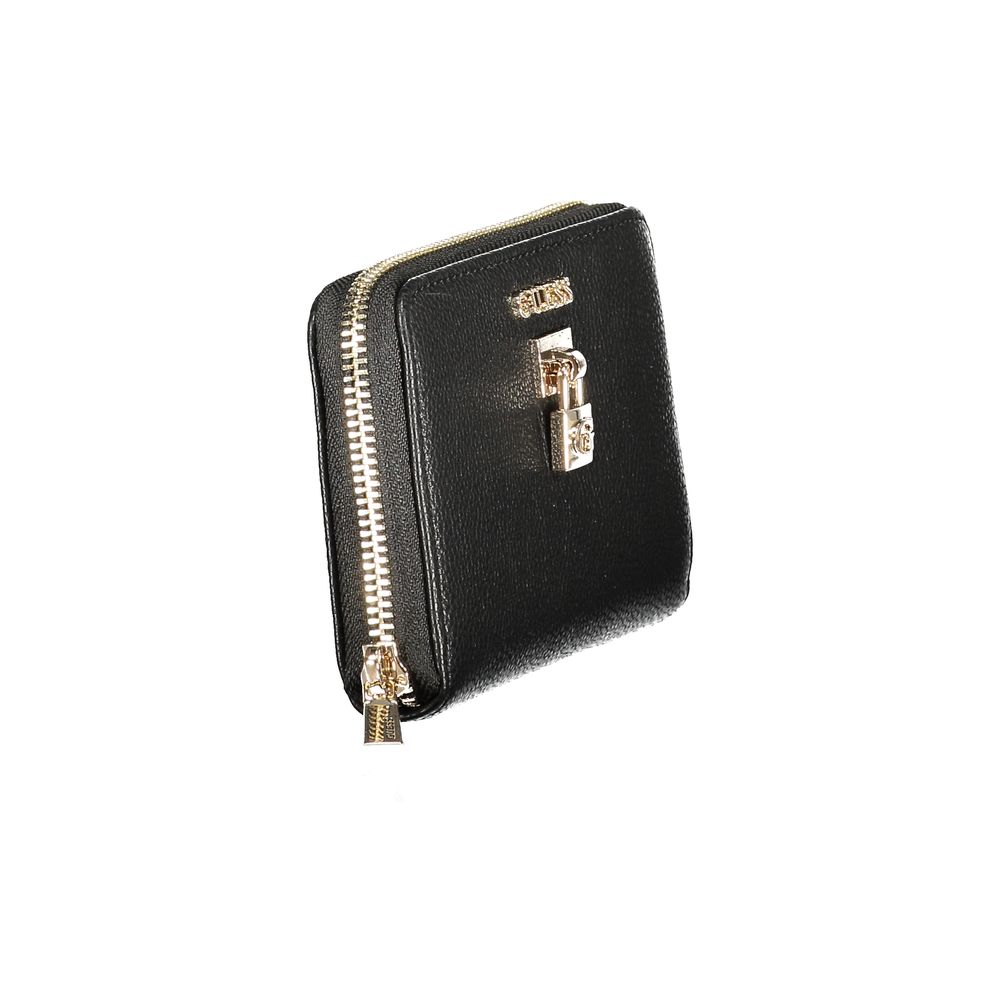 Guess Jeans Nero Poliuretano Wallet - Élégant et Pratique